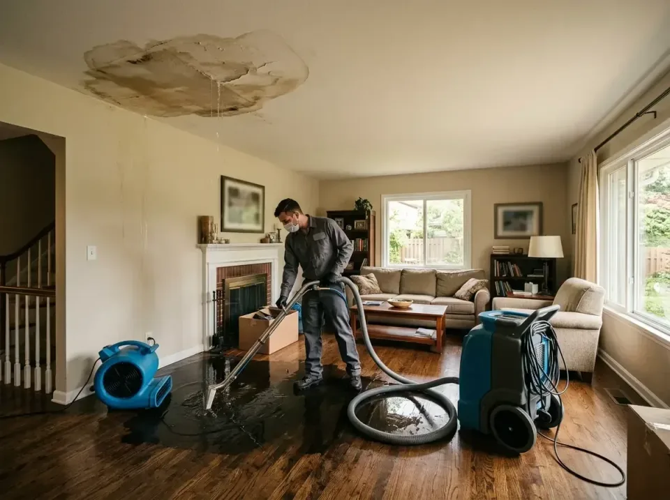 attic-pipe-burst-ceiling-drip-008 — frequently asked questions, Water Damage Restoration & Carpet Care in East Lansdowne, PA